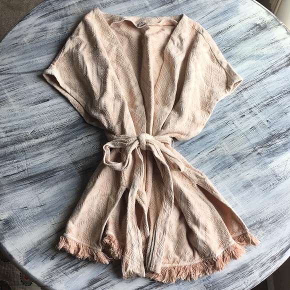 Ecote Tops - Ecote knit robe kimono top